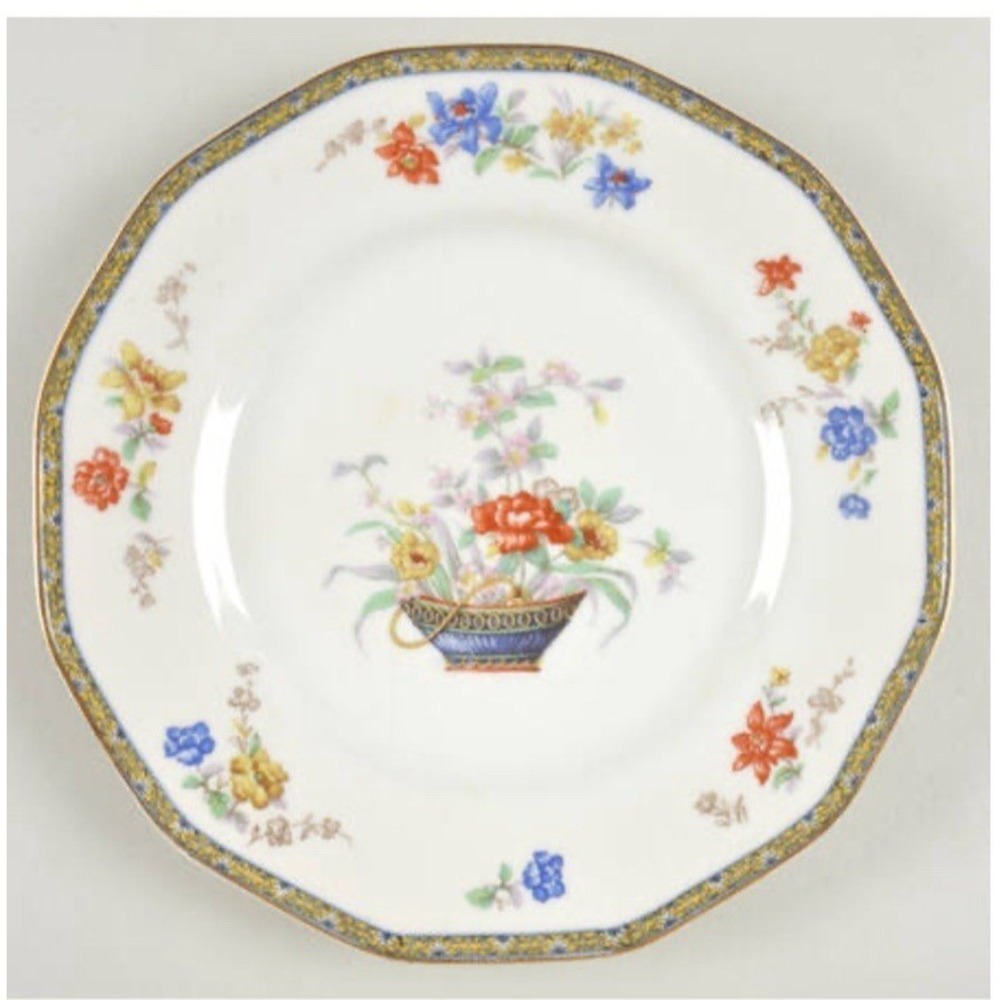 Haviland GANGA Porcelain Place Set Rimmed 9 5/8" DINNER PLATE NM